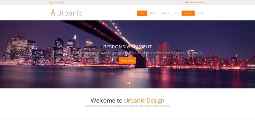 Urbanic1 HTML5 Template